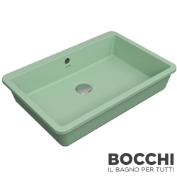 Bocchi - BOCCHI Milano Tezgah Altı Lavabo, 55 cm, Mat Mint Yeşil