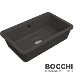 Bocchi - BOCCHI Milano Tezgah Altı Lavabo, 44 cm, Antrasit