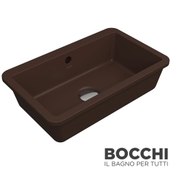 Bocchi - BOCCHI Milano Tezgah Altı Lavabo, 44 cm, Mat Kahve