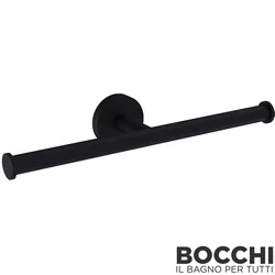 Bocchi - BOCCHI Piave İkili Kapaksız Tuvalet Kağıtlığı, Mat Siyah