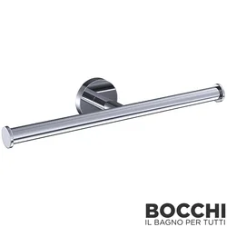 Bocchi - BOCCHI Piave İkili Kapaksız Tuvalet Kağıtlığı, Krom