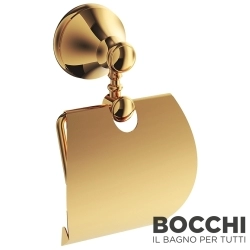 Bocchi - BOCCHI Nuova Lombardia Tuvalet Kağıtlığı, Altın