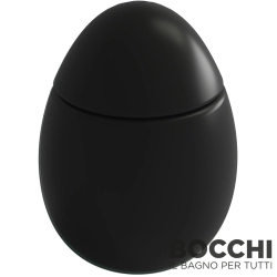 Bocchi - BOCCHI Uovo Seramik Pamukluk, Mat Siyah