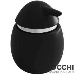 Bocchi - BOCCHI Uovo Seramik Sıvı Sabunluk, Mat Siyah