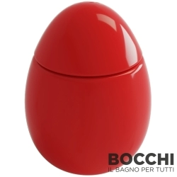 Bocchi - BOCCHI Uovo Seramik Pamukluk, Parlak Kırmızı