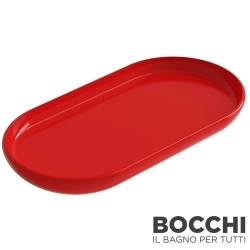 Bocchi - BOCCHI Uovo Seramik Süngerlik, Parlak Kırmızı