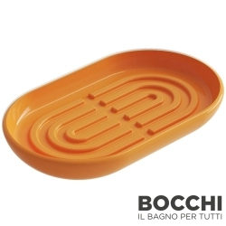 Bocchi - BOCCHI Uovo Seramik Sabunluk, Parlak Mandalina Sarısı
