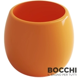 Bocchi - BOCCHI Uovo Seramik Diş Fırçalık, Parlak Mandalina Sarısı