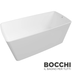 Bocchi - BOCCHI Modena Küvet 185x86 Akrilik, Parlak Beyaz