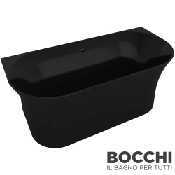 Bocchi - BOCCHI Taranto Küvet 184x87 Akrilik, Parlak Siyah