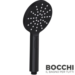 Bocchi - BOCCHI Air2 Touch2 Eco 120R El Duşu 3F, 12 cm (3 Akışlı), Mat Siyah
