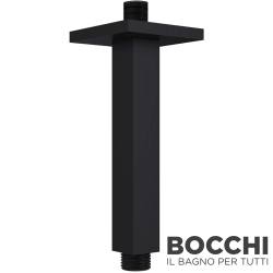 Bocchi - BOCCHI Tavandan Dirsek, Kare, 15 cm, Mat Siyah