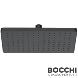 Bocchi - BOCCHI Air2 Tepe Duşu, 26 cm, Mat Siyah