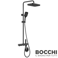 Bocchi - BOCCHI Multi Termostatik Banyo Bataryalı Duş Kolonu, Mat Siyah