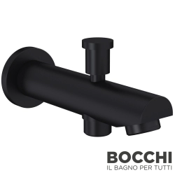 Bocchi - BOCCHI Yönlendiricili, Çıkış Ucu, Yuvarlak, Mat Siyah