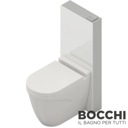 Bocchi - BOCCHI GlassBox Yerden Tek Klozet İçin Cam Rezervuar, Beyaz