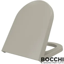 Bocchi - BOCCHI Pure S Klozet Kapağı, Yavaş Kapanır, Kaşmir