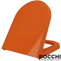 Bocchi - BOCCHI Pure S Klozet Kapağı, Yavaş Kapanır, Turuncu