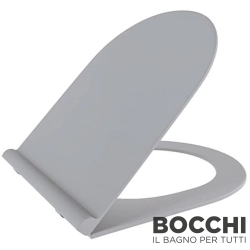 Bocchi - BOCCHI Pure Slim Klozet Kapağı, Yavaş Kapanır, Gri
