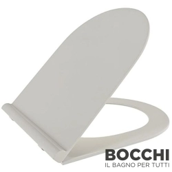 Bocchi - BOCCHI Pure Slim Klozet Kapağı, Yavaş Kapanır, Bisküvi