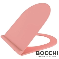 Bocchi - BOCCHI Pure Slim Klozet Kapağı, Yavaş Kapanır, Mat Somon