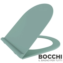 Bocchi - BOCCHI Pure Slim Klozet Kapağı, Yavaş Kapanır, Mat Mint Yeşil