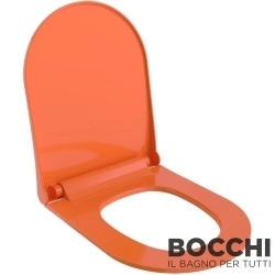 Bocchi - BOCCHI Pure Slim Klozet Kapağı, Yavaş Kapanır, Turuncu