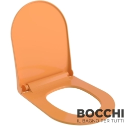 Bocchi - BOCCHI Pure Slim Klozet Kapağı, Yavaş Kapanır, Mandalina Sarısı