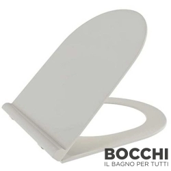 Bocchi - BOCCHI Pure Slim Klozet Kapağı, Yavaş Kapanır, Bisküvi
