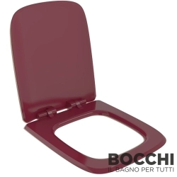 Bocchi - BOCCHI New Age Klozet Kapağı, Yavaş Kapanır, Parlak Burgonya Bordosu