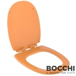 Bocchi - BOCCHI Strata Klozet Kapağı, Yavaş Kapanır, Mandalina Sarısı