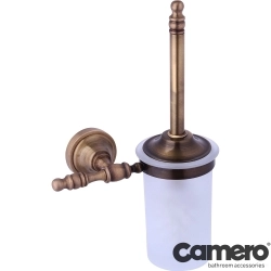 Camero - Camero İstanbul Antik Klozet Fırçası Camlı, Antik Sarı