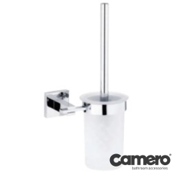 Camero - Camero Line Chrome Klozet Fırçası Camlı, Krom
