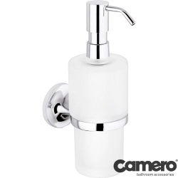 Camero - Camero Sıvı Sabunluk Camlı, Krom