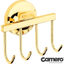 Camero - Camero Dört Kancalı Askılık, Altın