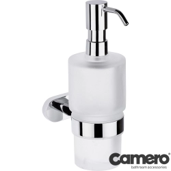 Camero - Camero Sıvı Sabunluk Camlı, Krom