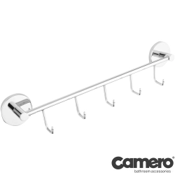 Camero - Camero Polo Chrome Beşli Askılık, Krom