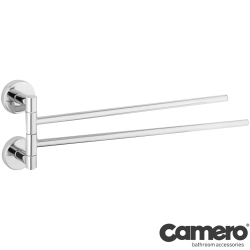 Camero - Camero Polo Chrome İkili Döner Havluluk, Krom