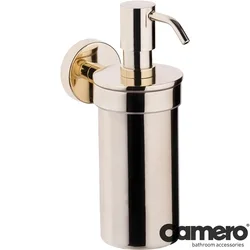 Camero - Camero Polo Gold Sıvı Sabunluk Metal, Altın