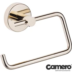 Camero - Camero Polo Gold Tuvalet Kağıtlığı Kapaksız, Altın