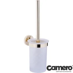 Camero - Camero Polo Gold Klozet Fırçası Camlı, Altın