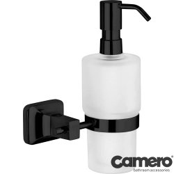 Camero - Camero Sıvı Sabunluk Camlı, Siyah