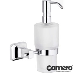 Camero - Camero Sıvı Sabunluk Camlı, Krom