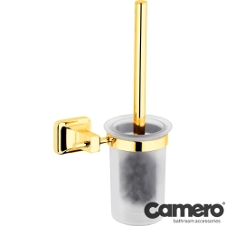 Camero - Camero Klozet Fırçası Camlı, Altın