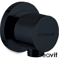 Creavit - Creavit Duş Çıkış Dirseği, Mat Siyah