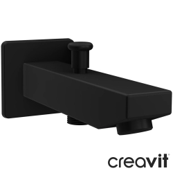 Creavit - Creavit Ankastre Çıkış Ucu, Mat Siyah (Yönlendiricili)