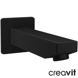 Creavit - Creavit Ankastre Çıkış Ucu, Mat Siyah