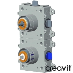 Creavit - Creavit Ankastre Banyo Bataryası, 3 Yollu (Sıva Altı Grubu)
