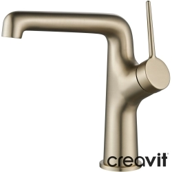 Creavit - Creavit Flow Lavabo Bataryası, Fırçalı Altın