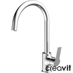 Creavit - Creavit Luna Kuğu Borulu Eviye Bataryası